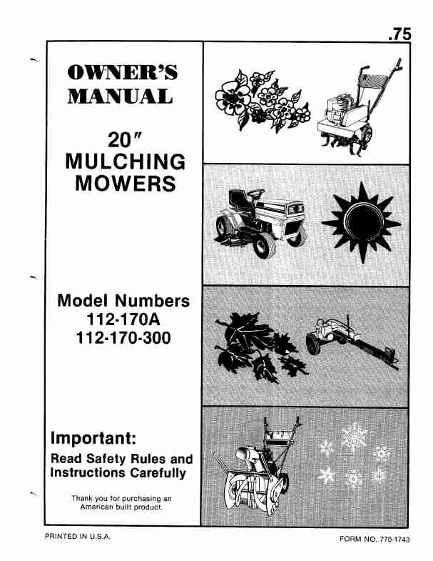 Bolens Lawn Mower 112-170-300-page_pdf